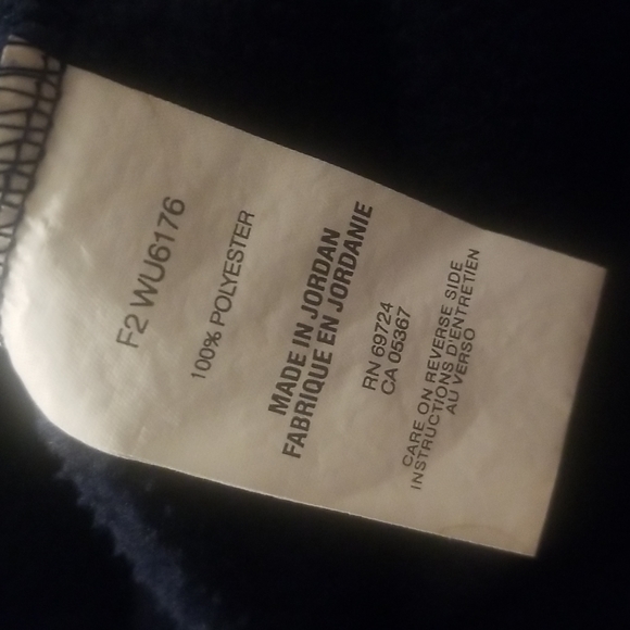 Columbia Blue Fleece Quarter Zip Pullover Sweater Warm Unisex Size Large - Picture 5 of 6